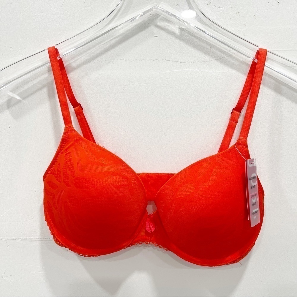 Josie Natori Show-Off Bra in Tropicana Orange Size 32D